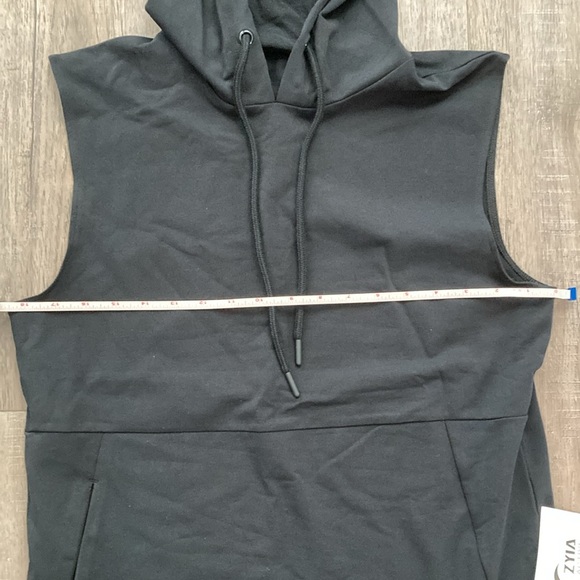 NWT Zyia Small Black Fighter Style Hoodie - Picture 5 of 9